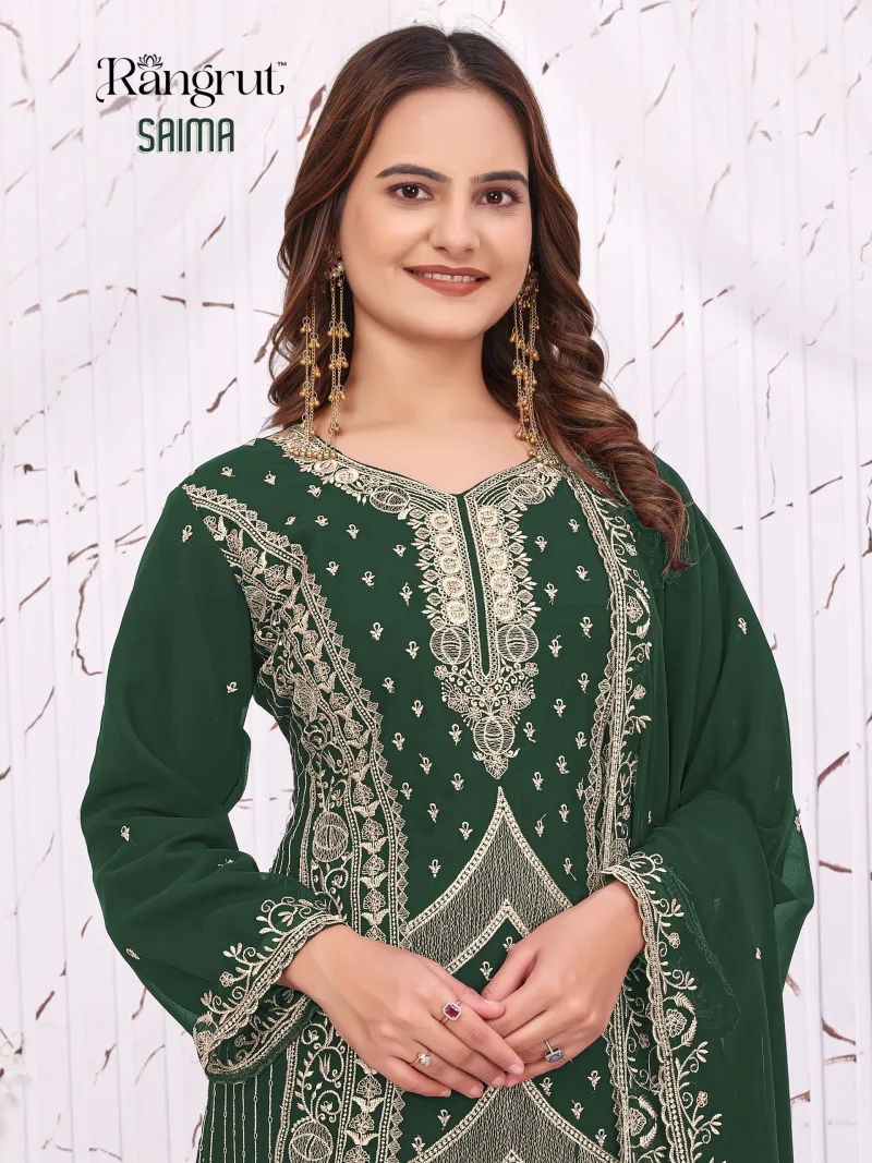 Saima By Banwery Blooming Georgette Salwar Kameez